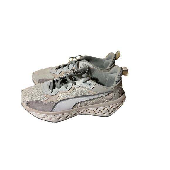 Size 10 MEN PUMA Xetic Sculpt Premium Sneaker - Nimbus Cloud-Harbor Mist - Picture 3 of 12